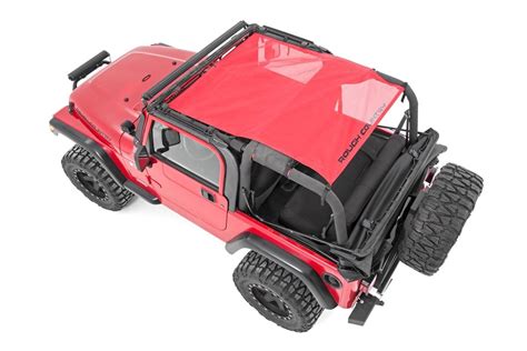 Mesh Bikini Top Plus Jeep Wrangler TJ 97 06 Wrangler YJ 92 95 Rough Country