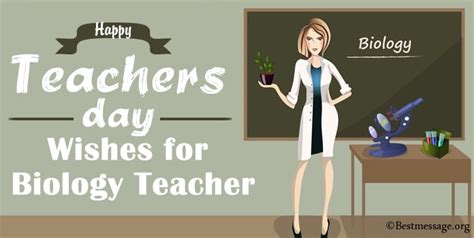 Happy Teachers Day Wishes Messages for Biology Teacher