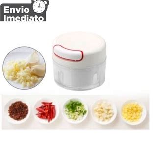 Mini Triturador Fatiador De Alho Manual Alimento Utensilio Cozinha