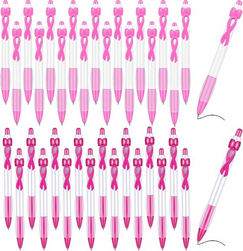 Amazon Yssreey 36pcs Breast Cancer Awareness Pens Pink Ribbon