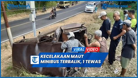 Kecelakaan Maut Minibus Terbang Dan Terbalik Di Jalur Pengaman Alas