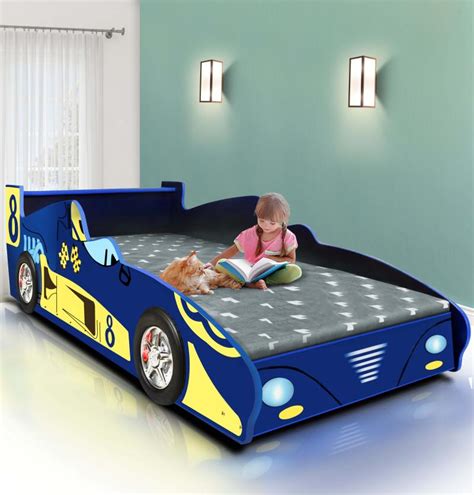 HunyHuny Kids Car Bed | Racing Car Bed For Kids | Kids Room Furniture