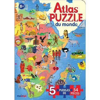 Atlas Puzzle Du Monde Bo Te Avec Puzzles Pi Ces Bo Te Ou