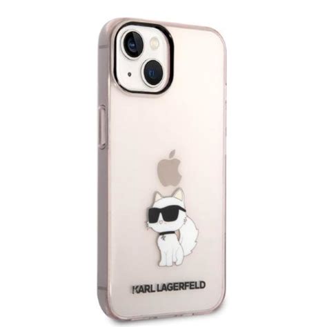 Köp Karl Lagerfeld iPhone 14 Skal Ikonik Choupette Rosa på