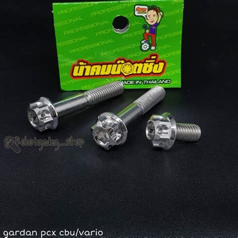 Jual Baut Probolt Hard Stainless New Model 2 Konci Oli Gardan Honda Pcx