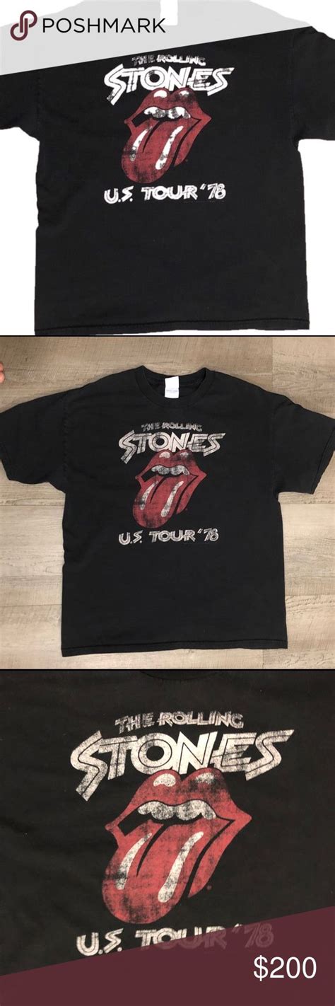 Vintage Rolling Stones Us Tour ‘78 T Shirt Large Rolling Stones Shirt