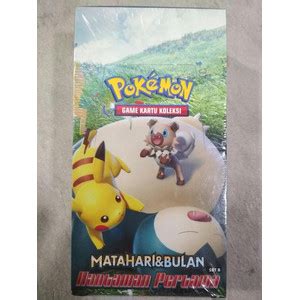 Jual Pokemon Matahari Dan Bulan Booster Box Hantaman Pertama Set B