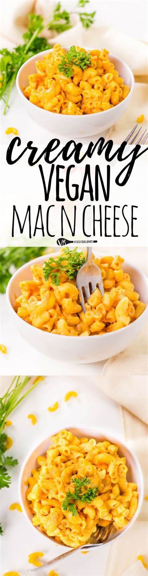 Creamy Vegan Mac And Cheese Dairy Free Gluten Free Recipes Easy