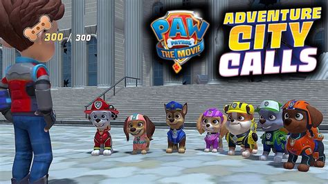 Paw Patrol The Movie Adventure City Calls Full Game Walkthrough 8 Chapters Youtube