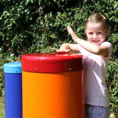 Rainbow Sambas - Outdoor Playground Drums | Percussion Play | ESI ...