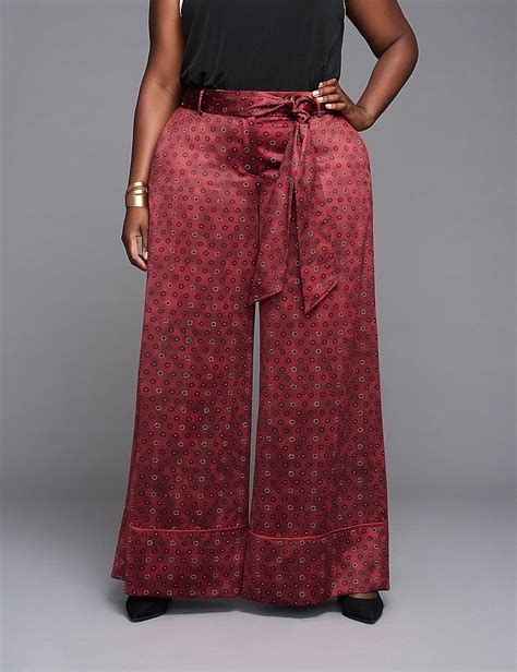 Printed Wide Leg Pant By Glamour X Lane Bryant Lane Bryant Printed