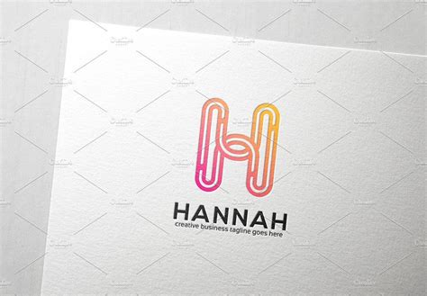 Hannah Letter H Logo Marketing Logo Design Logo H Logos