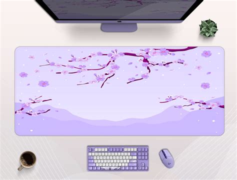 Purple Desk Game Room Design Kawaii Accessories Led Light Strips