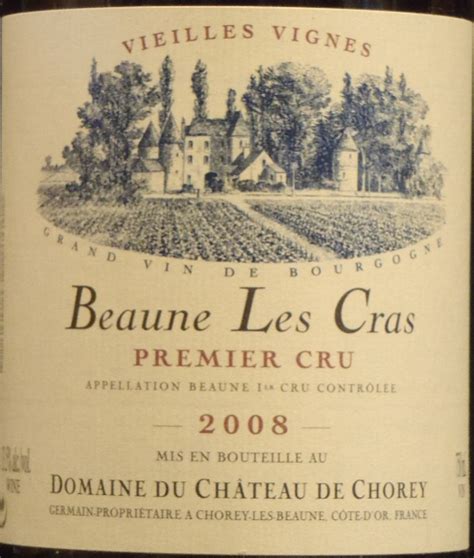 Domaine Du Ch Teau De Chorey Germain Beaune Er Cru Les Cras