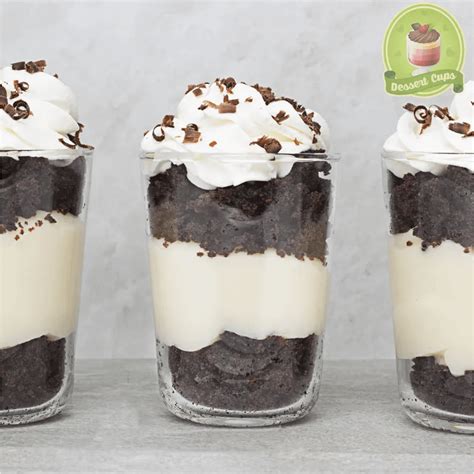 6 Brownie Dessert Shots Brownie Dessert Cups Dessert Cups