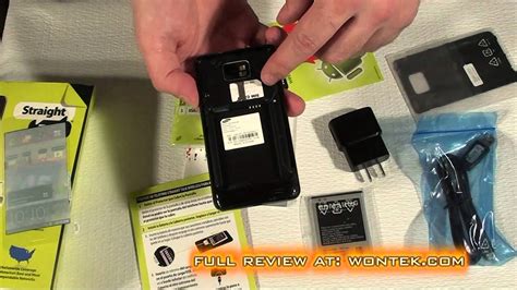 Straight Talk Samsung Galaxy S2 Unboxing Youtube