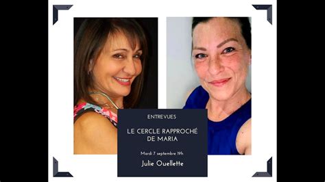 Entrevue live de Maria Meriano et son cercle rapproché avec Julie