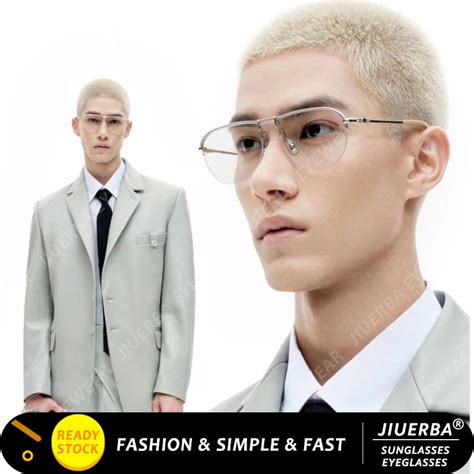 Jiuerba Vintage Fashion Double Beam Sunglasses For Men And Korean