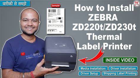 How To Install Zebra Zd Printer How To Install Zd Thermal Label