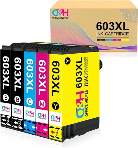 OFFICE HELPER 603xl Cartuchos De Tinta Compatibles Para Epson 603 XL