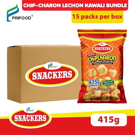 Snackers Chip Charon Lechon Kawali G Packs Per Box Lazada Ph