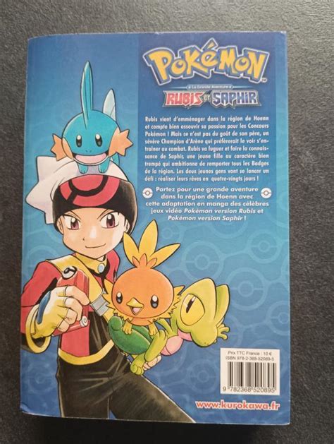 Manga Pokémon Rubis et Saphir Tome 1 Grenier du Geek