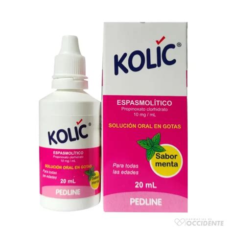 KOLIC SOLUCION 10 MG X 20 ML Farmacias De Occidente