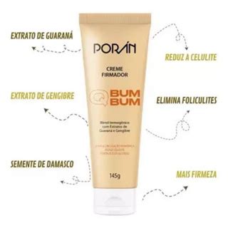 Kit Redutor Celulite Creme Firmador Bum Bum E Esfoliante Poran Shopee