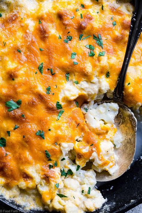 Keto Baked Cauliflower Au Gratin This Easy Healthy And Keto Friendly