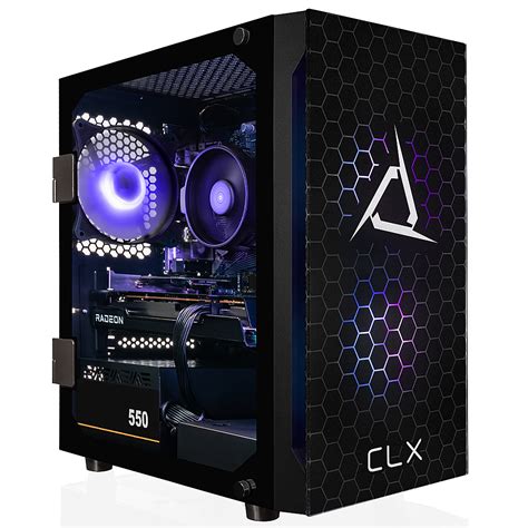 CLX SET Gaming Desktop AMD Ryzen 5 5600 16GB Memory Radeon RX