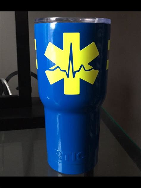 Custom Ems Tumbler 30 Oz Rtic Powder Coated Made To Order Etsy