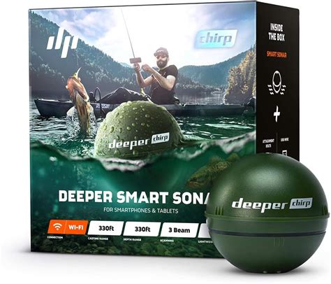 Deeper Chirp Smart Sonar Castable And Portable Wifi Fish