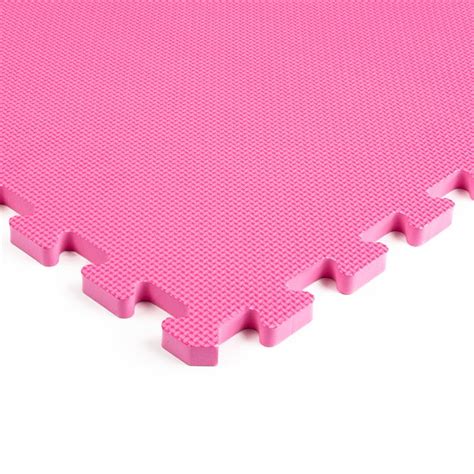 EVA SCHAUM Puzzlematten Magenta 620x620x14mm 4 Fliesen Puzzlematten