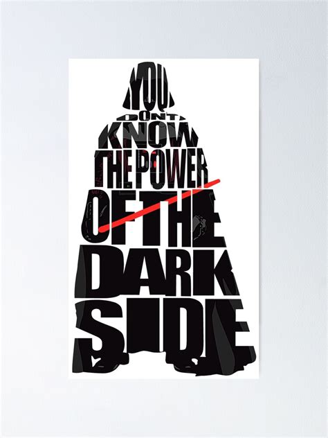 You Don T Know The Power Of The Dark Side Vader Image And Logotype