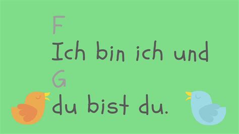 WIR! Ich bin ich und du bist du. Wenn ich rede, hörst du zu. Chords ...