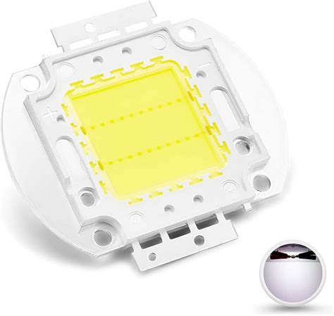 Amazon ZCZQC LED Chip 4PCS 110V 3W White High Power COB LED COB