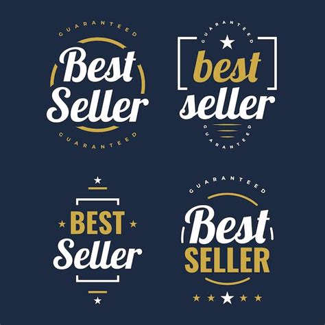 Premium Vector Best Seller Badge Design With Retro Style Certified