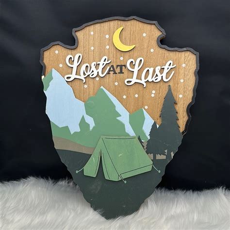 Ashland Accents Lost At Last Arrowhead Outdoor Camping Wall Art