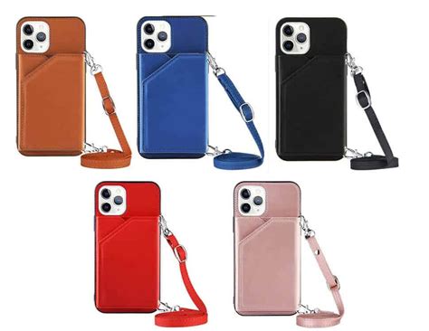 Long Straps Crossbody Wallet Phone Case Qeeca Case