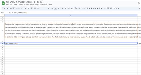 C Mo Usar Chatgpt En Google Sheets Con Gpt Para Sheets Y Docs