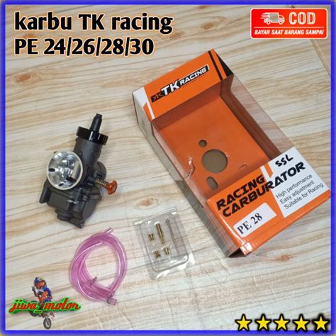 Jual Karbu Karburator TK Racing Original PE 24 26 28 30 31 Carbulator