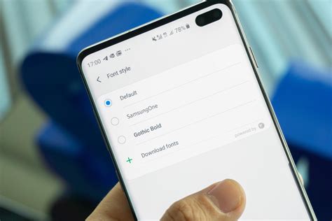 how to change font on samsung