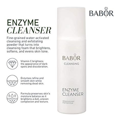 Babor Enzyme Cleanser, Powder Cleanser Face Wash, Facial Exfoliating ...