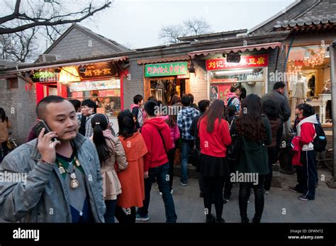 Nanluoguxiang Hutong One Of The Most Famous Hutongs In Beijing China