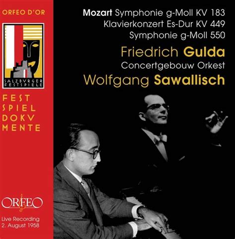 Friedrich Gulda Royal Concertgebouw Orchestra Mozart Symphonies Nos