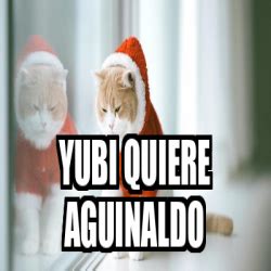 Meme Personalizado Yubi Quiere Aguinaldo 33276355