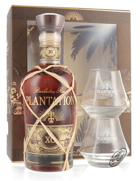 Plantation Barbados X O Rum Th Anniversary Set Regalo Vol L