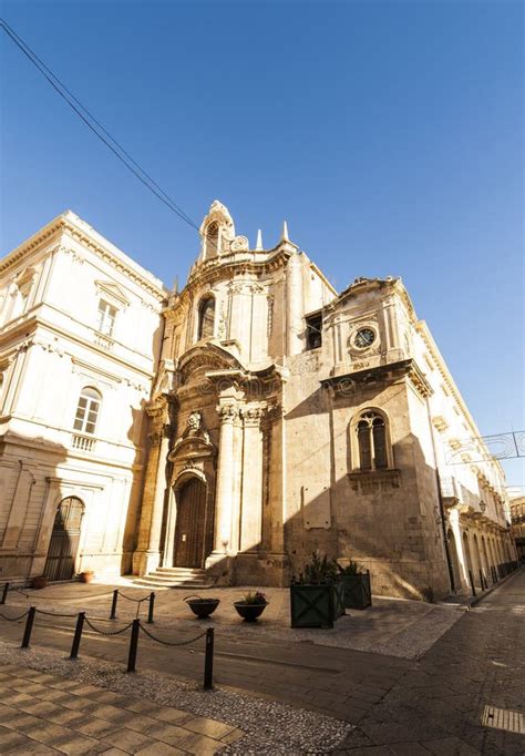 Chiesa Di San Francesco In Ortigia Siracusa Immagine Stock Immagine