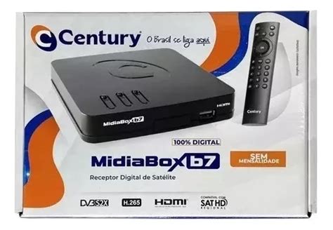 Receptor Century Midia Box B Sat Hd Regional H Frete Gr Tis