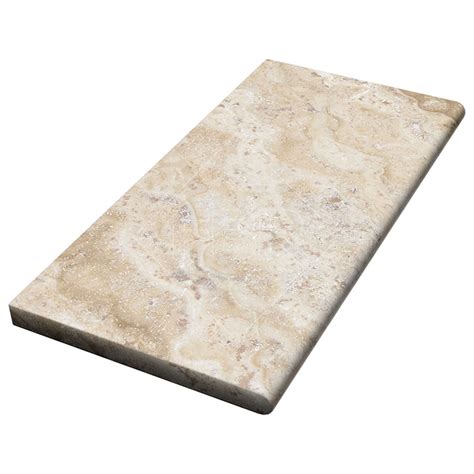 X Philadelphia Tumbled Travertine Coping Cm Fbr Marble